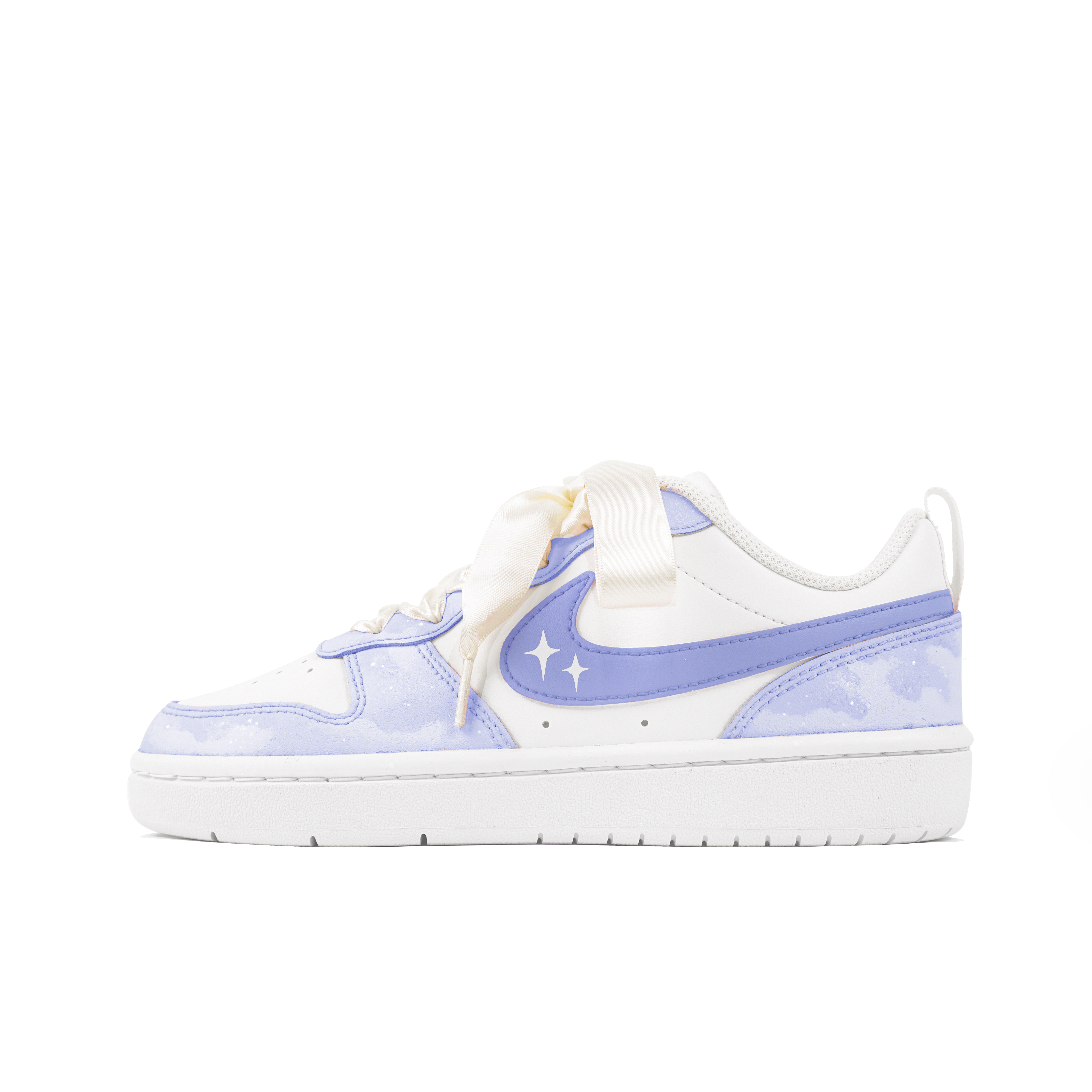 [Custom Shoes] Nike Court Borough Low 'Galactic Purple'