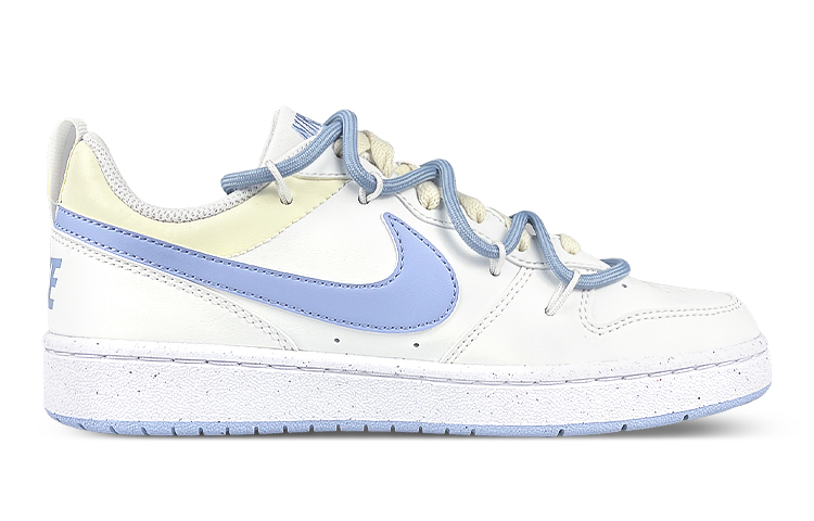 Order [Sepatu Kustom] Nike Court Borough Low 'Goodnight Moon - Putih Biru Kuning' DV5456-103(Team102-女CB月亮云朵解)