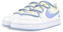 Lookbook 定制鞋 Nike Court Borough Low '晚安月亮 - 白蓝黄' DV5456-103(Team102-女CB月亮云朵解)