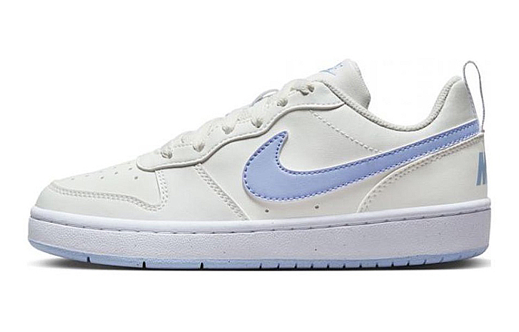 Sizing [Sepatu Kustom] Nike Court Borough Low 'Goodnight Moon - Putih Biru Kuning' DV5456-103(Team102-女CB月亮云朵解)