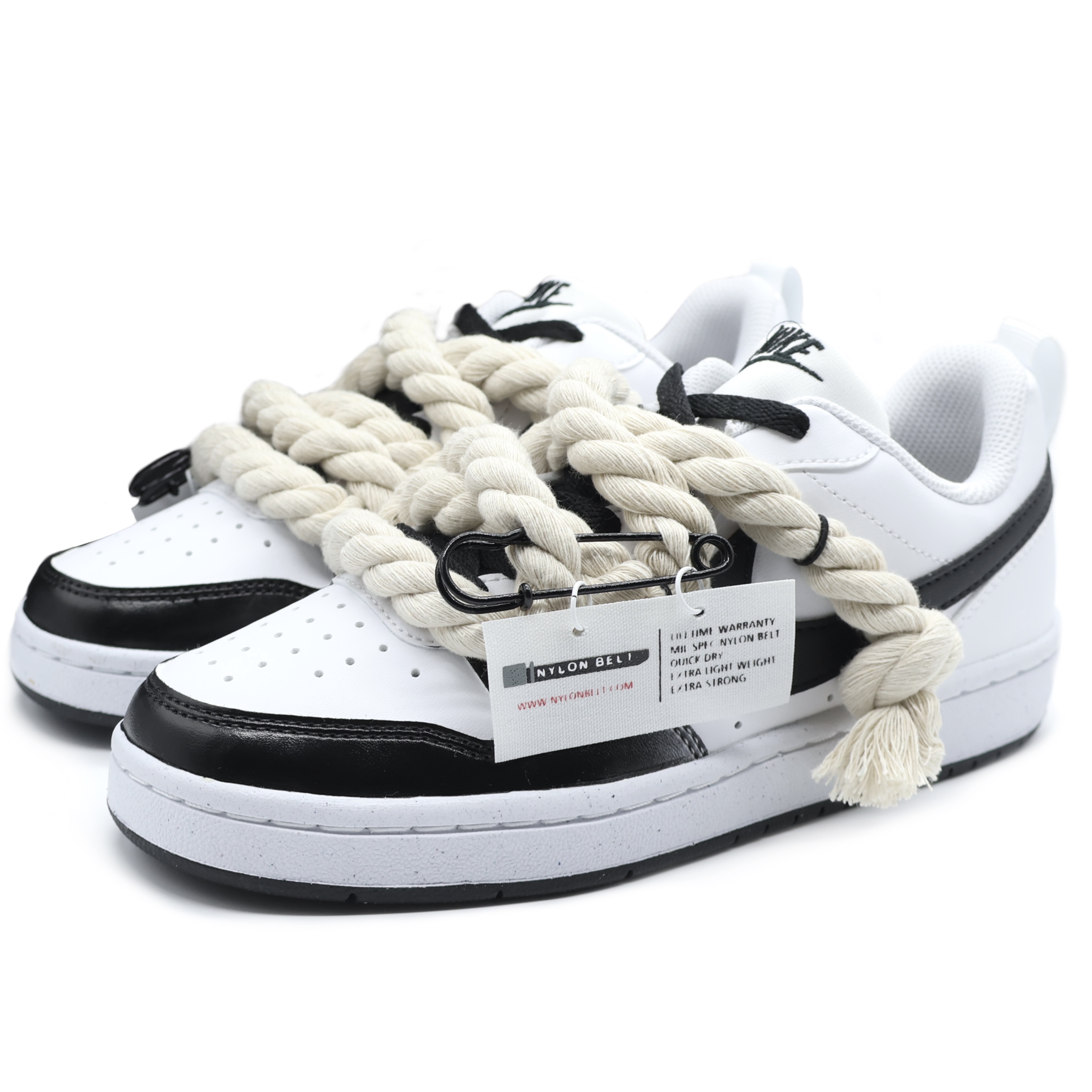 Purchase 나이키 코트 보로우 로우 '그라데이션 블랙' (커스텀) DV5456-104（Team155-HJ）