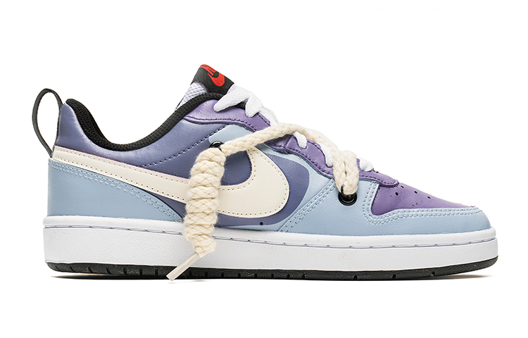 Order Zapatillas Nike Court Borough Low 'Graffiti Azul Morado' BQ5448-110(Team22-涂鸦解构蓝紫A-BOX)