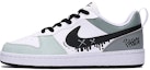 Buy Kasut Custom Nike Court Borough Low 'Grafiti Hijau Putih' DV5456-104-466269