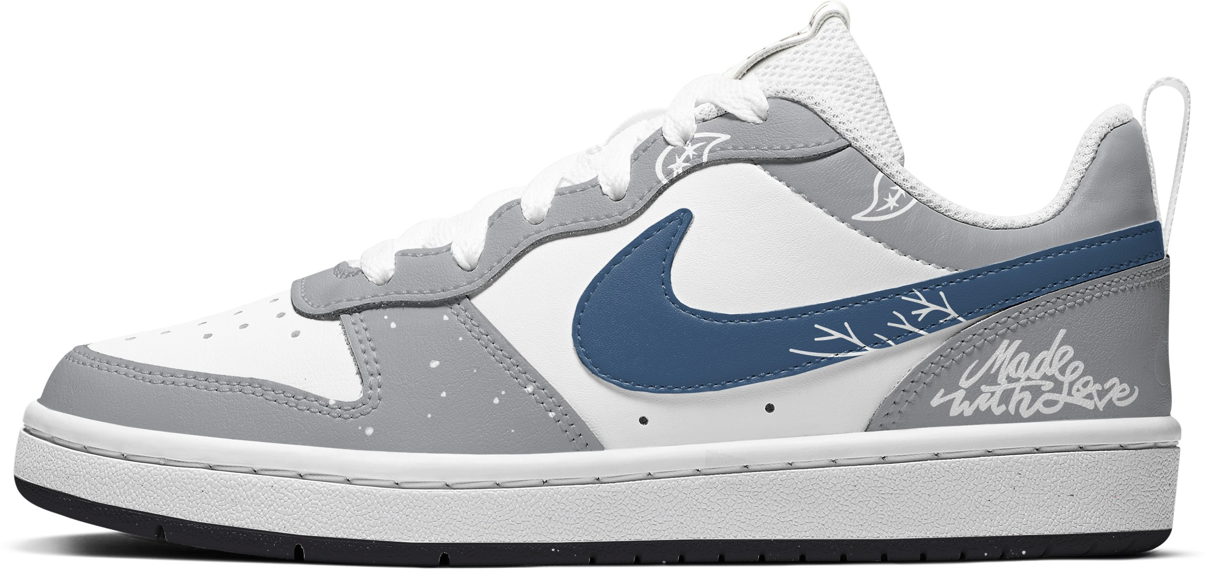 custom-shoes-nike-court-borough-low-grey-blue-paisley-love