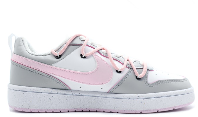 【訂製球鞋】Nike Court Borough 英文字母 塗鴉 掛飾 愛心 禮盒 浪漫 甜酷 舒適潮流 運動百搭 解構 低筒 板鞋 GS 灰粉 Shop 【訂製球鞋】Nike Court Borough 英文字母 塗鴉 掛飾 愛心 禮盒 浪漫 甜酷 舒適潮流 運動百搭 解構 低筒 板鞋 GS 灰粉