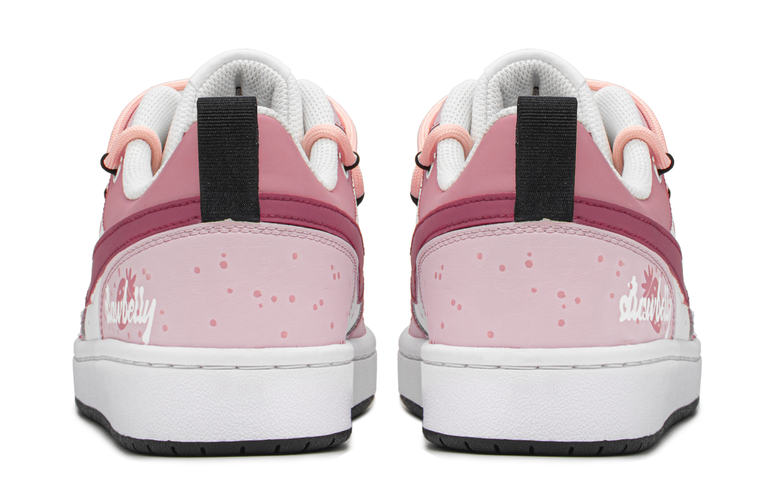 Shop [Sepatu Kustom] Nike Court Borough Low 'Heart Strawberry' BQ5448-104(TeamA-草莓爱心S-BOX)