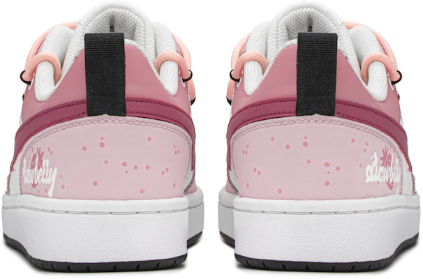 【訂製球鞋】 Nike Court Borough FZBB 解構 愛心草莓 禮盒 低筒 板鞋 GS 粉白 Shop 【訂製球鞋】 Nike Court Borough FZBB 解構 愛心草莓 禮盒 低筒 板鞋 GS 粉白
