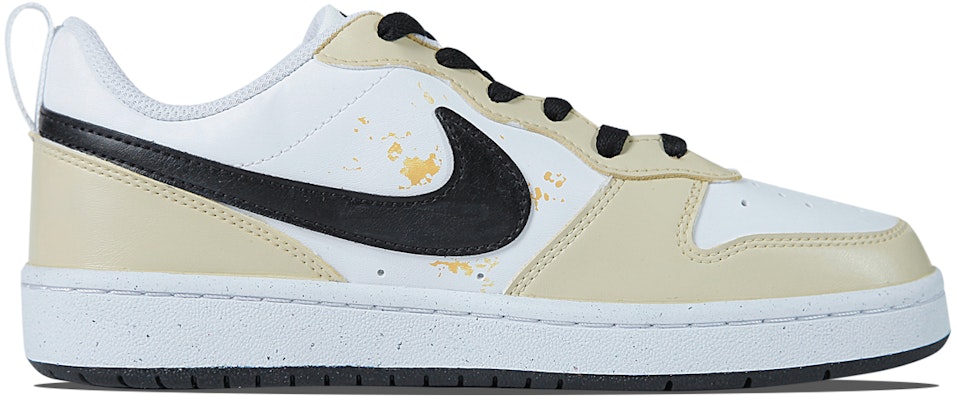 【客製球鞋】 Nike Court Borough 墨竹 中華風 潑墨 復古 百搭 防滑耐磨 低筒 板鞋 GS 黃白 Order 【客製球鞋】 Nike Court Borough 墨竹 中華風 潑墨 復古 百搭 防滑耐磨 低筒 板鞋 GS 黃白