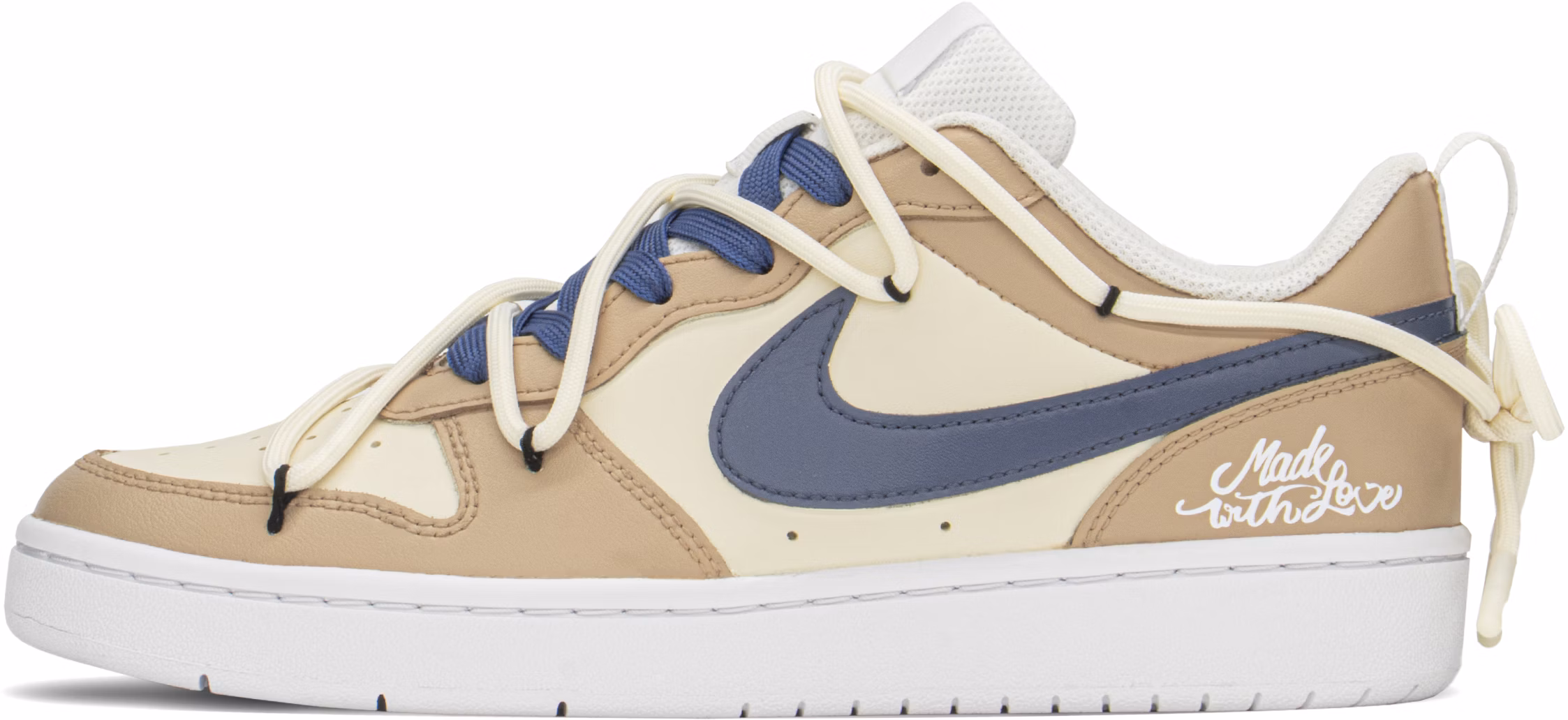 custom-shoes-nike-court-borough-low-khaki-blue