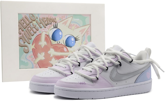 나이키 커스텀 보로우 로우 '라벤더 러브' (Nike Custom Boro Low 'Lavender Love') BQ5448-100(Team57-女款薰衣草) Buy 나이키 커스텀 보로우 로우 '라벤더 러브' (Nike Custom Boro Low 'Lavender Love') BQ5448-100(Team57-女款薰衣草)