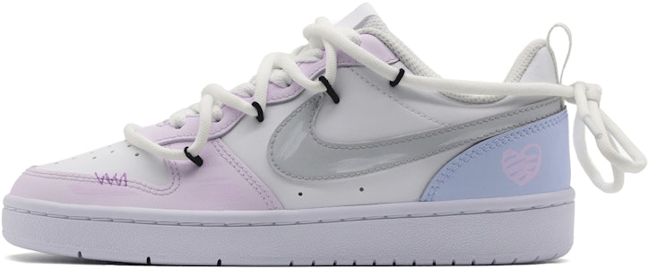 나이키 커스텀 보로우 로우 '라벤더 러브' (Nike Custom Boro Low 'Lavender Love') BQ5448-100(Team57-女款薰衣草) Order 나이키 커스텀 보로우 로우 '라벤더 러브' (Nike Custom Boro Low 'Lavender Love') BQ5448-100(Team57-女款薰衣草)