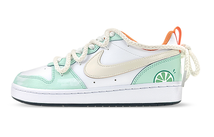 Buy [Zapatillas Personalizadas] Nike Court Borough Low 'Té Helado de Limón' FN3687-181(Team76-GS夏日柠檬黄绿)