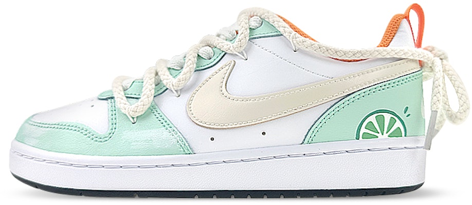 【客製化球鞋】Nike Court Borough Low 滑板文化 夏日奶茶 檸檬 低筒 板鞋 GS 黃綠 Buy 【客製化球鞋】Nike Court Borough Low 滑板文化 夏日奶茶 檸檬 低筒 板鞋 GS 黃綠