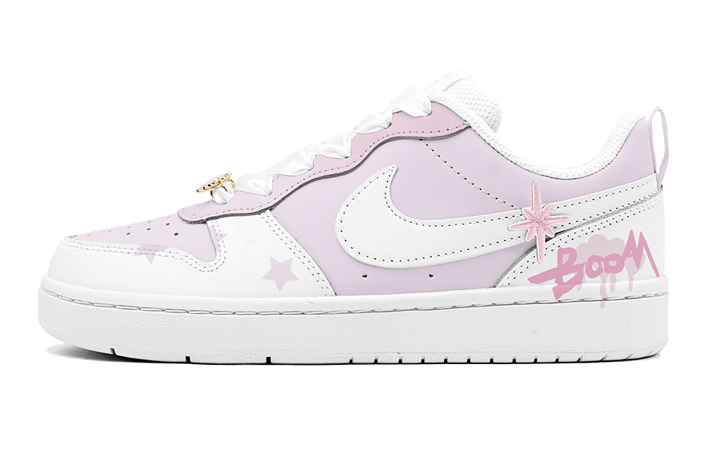 [Custom Shoes] Nike Court Borough Low 'Lilac Star'