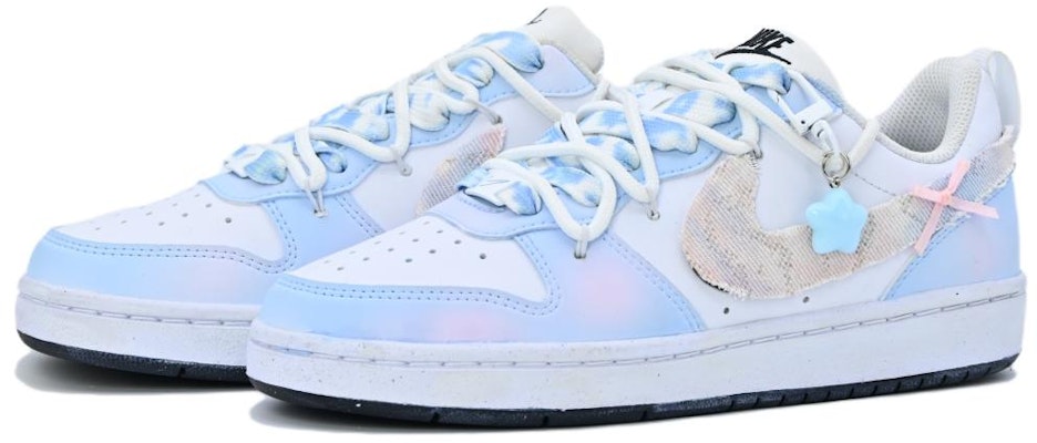 ナイキ コートバーロウ カスタム「幸運の青星」 DV5456-104(Team335-012) Shop ナイキ コートバーロウ カスタム「幸運の青星」 DV5456-104(Team335-012)