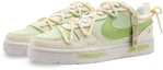 Lookbook 【訂製球鞋】Nike Court Borough Low 幸運護符 四葉草 簡約 解構 小清新 低筒 板鞋 GS 黃綠色
