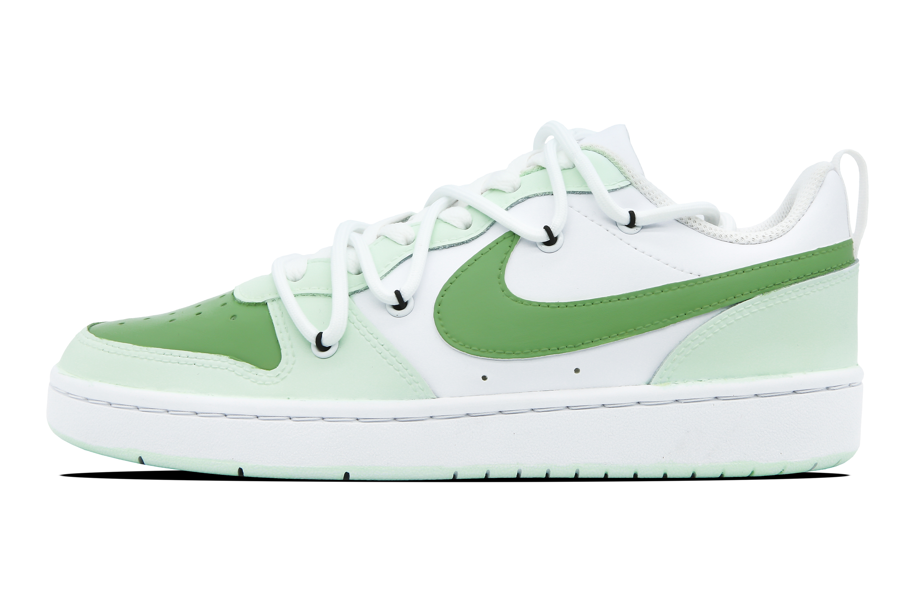 Buy 나이키 코트 보로우 로우 "말차 우유"(커스텀) BQ5448-100(Team7-青提奶盖女款)