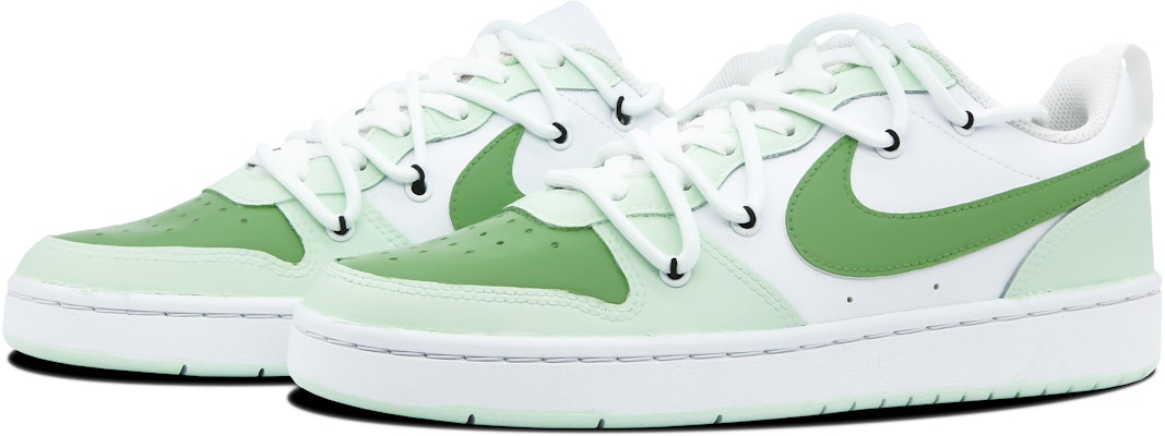 【定制鞋】耐克 Court Borough Low '抹茶奶盖' BQ5448-100(Team7-青提奶盖女款) Lookbook 【定制鞋】耐克 Court Borough Low '抹茶奶盖' BQ5448-100(Team7-青提奶盖女款)