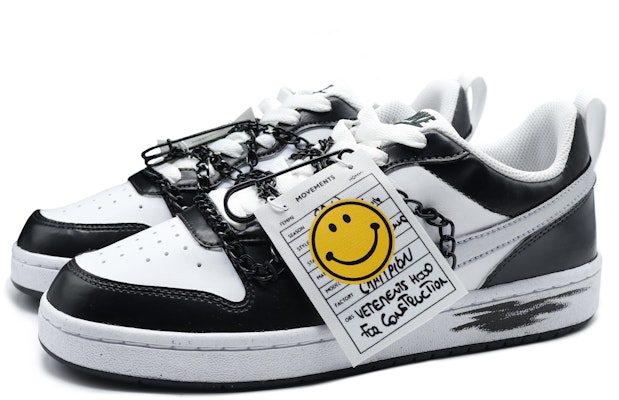 나이키 코트 보로우 로우 '메탈릭 블랙 그라피티' (커스텀) DV5456-104(Team155-XB) Purchase 나이키 코트 보로우 로우 '메탈릭 블랙 그라피티' (커스텀) DV5456-104(Team155-XB)