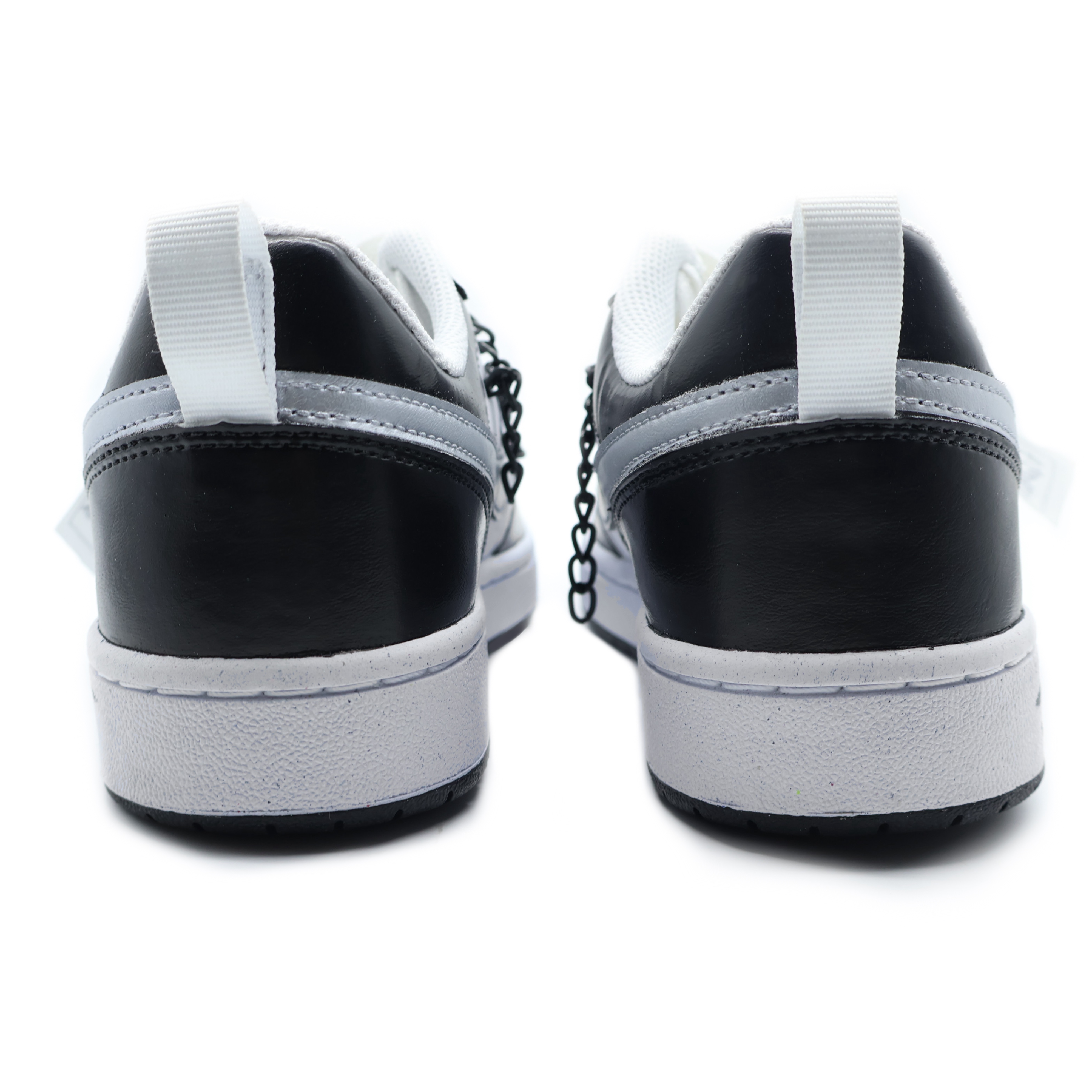 Details for [Kasut Tersuai] Nike Court Borough Low 'Grafiti Hitam Metalik' DV5456-104（Team155-XB）