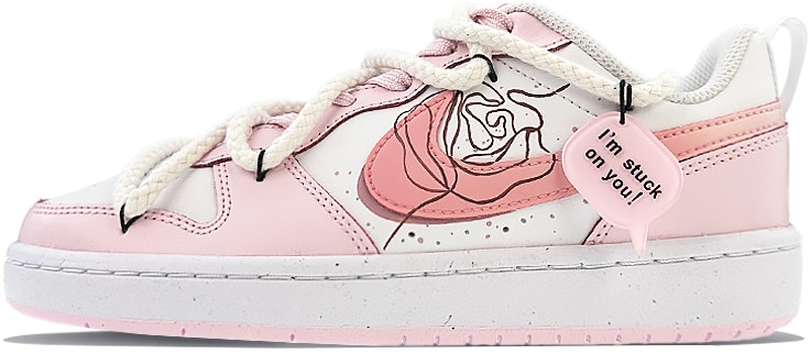 custom-shoes-nike-court-borough-low-minimalist-rose