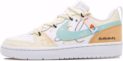 【定製球鞋】 Nike Court Borough Low 茫茫薄荷 特殊鞋盒 小清新 低筒 板鞋 GS 黃橙 Buy 【定製球鞋】 Nike Court Borough Low 茫茫薄荷 特殊鞋盒 小清新 低筒 板鞋 GS 黃橙