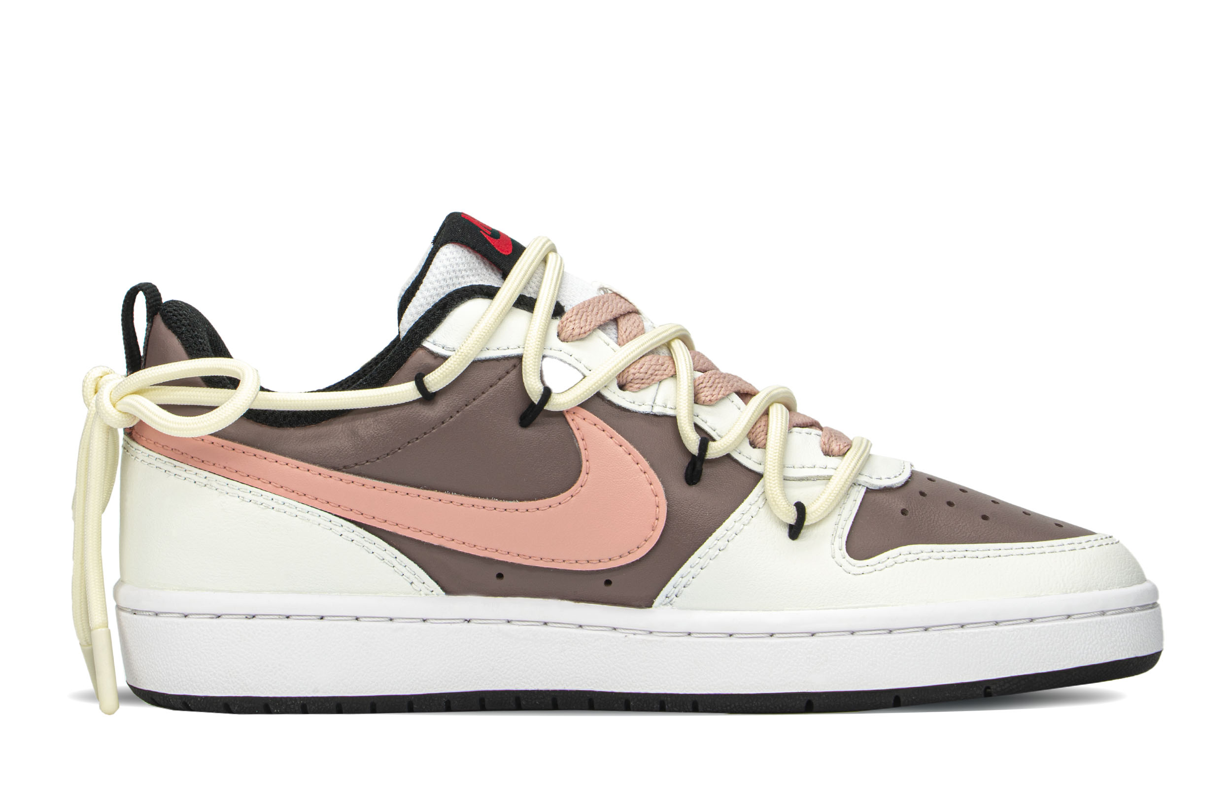 Order 나이키 코트 버로우 로우 '모카 핑크' (커스텀) BQ5448-110(TeamA-粉色咖啡)