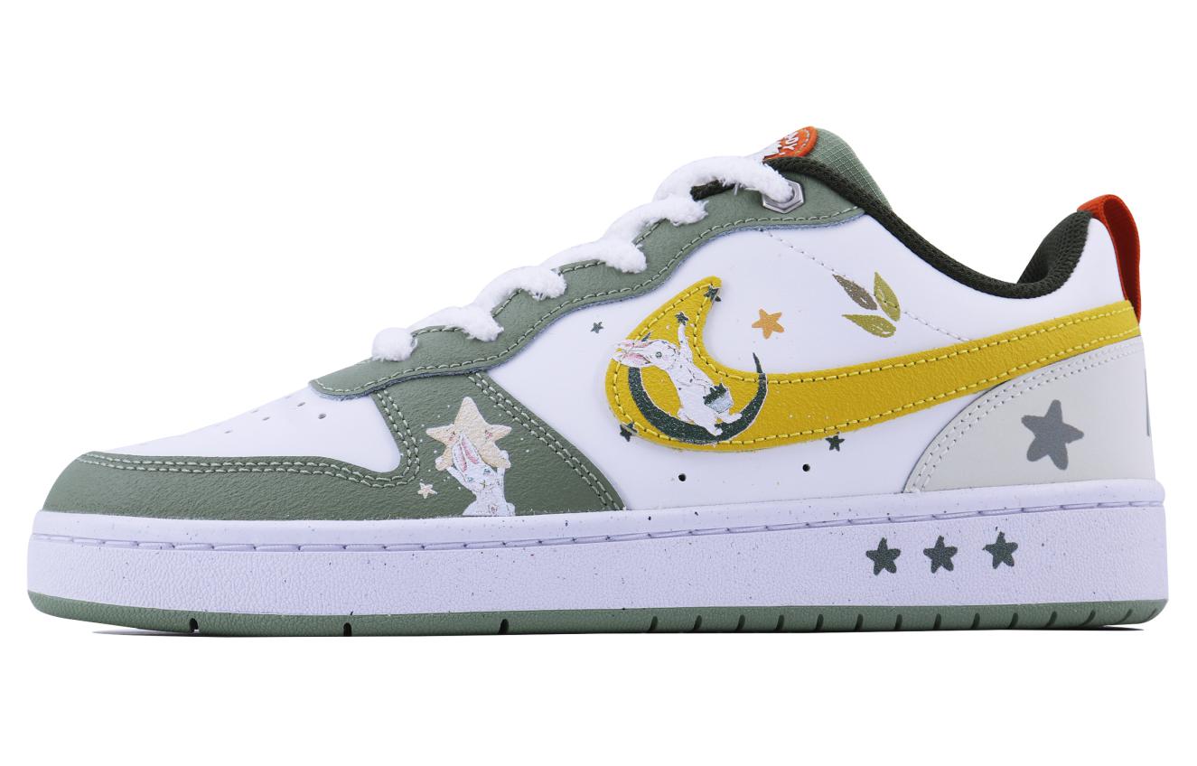 Order [定制鞋款] 耐克 Court Borough Low 'Monet Rabbit 黄绿白' FV3648-171(Team168-莫奈兔S-BOX)