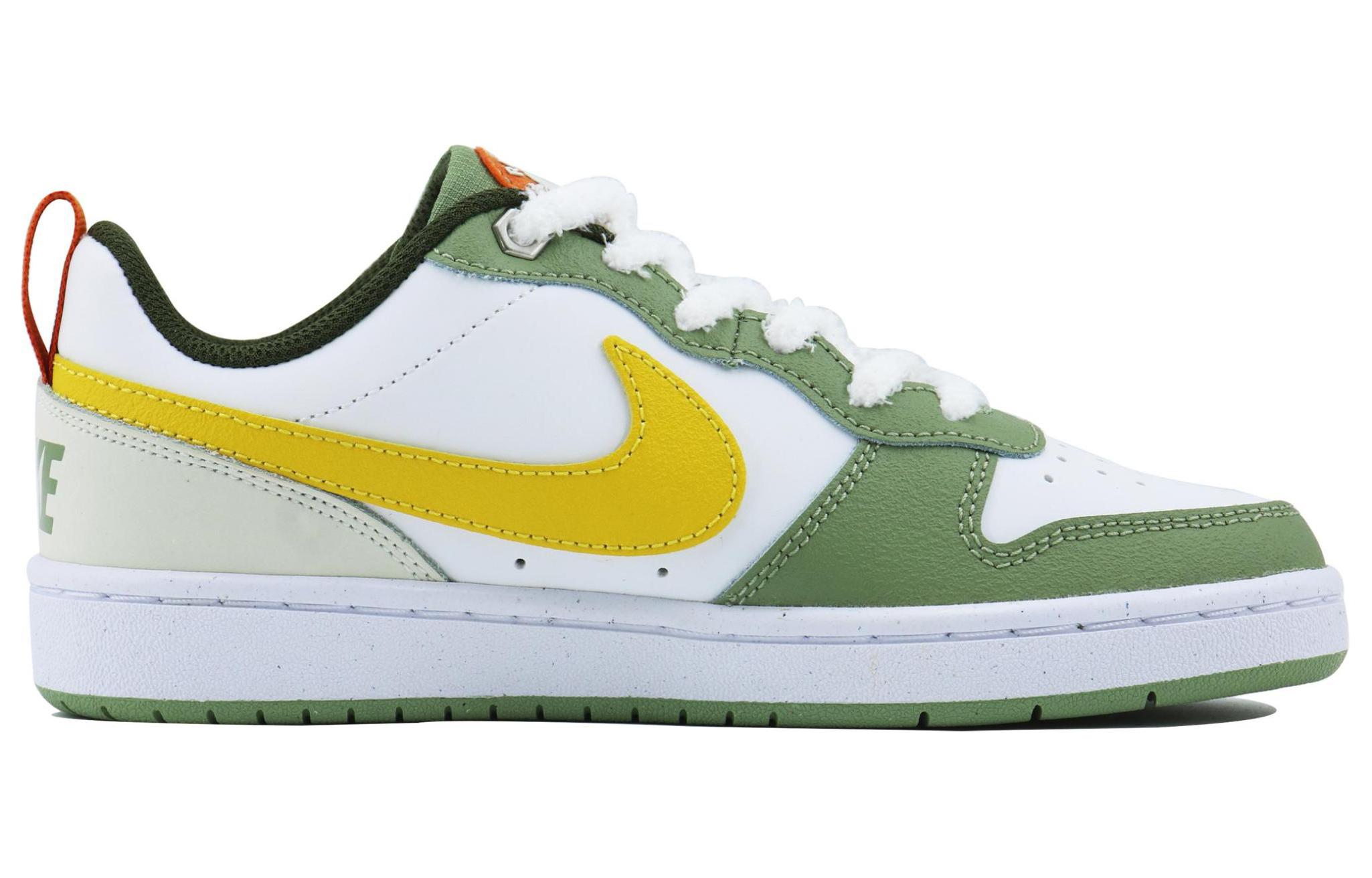 Lookbook [定制鞋款] 耐克 Court Borough Low 'Monet Rabbit 黄绿白' FV3648-171(Team168-莫奈兔S-BOX)