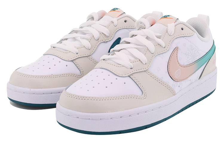 Lookbook Zapatillas Nike Court Borough Low 'Luna Nieve Conejo - Blanco Azul' BQ5448-017(Team10-月亮雪兔QD)