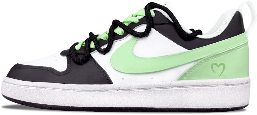 【訂製球鞋】Nike Court Borough 挪威森林 清新 百搭 街頭 耐磨輕便 低筒 板鞋 GS 綠色 Buy 【訂製球鞋】Nike Court Borough 挪威森林 清新 百搭 街頭 耐磨輕便 低筒 板鞋 GS 綠色