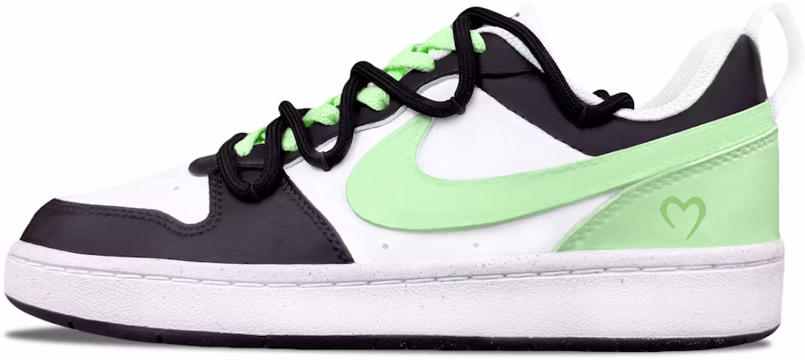 【訂製球鞋】Nike Court Borough 挪威森林 清新 百搭 街頭 耐磨輕便 低筒 板鞋 GS 綠色 Order 【訂製球鞋】Nike Court Borough 挪威森林 清新 百搭 街頭 耐磨輕便 低筒 板鞋 GS 綠色