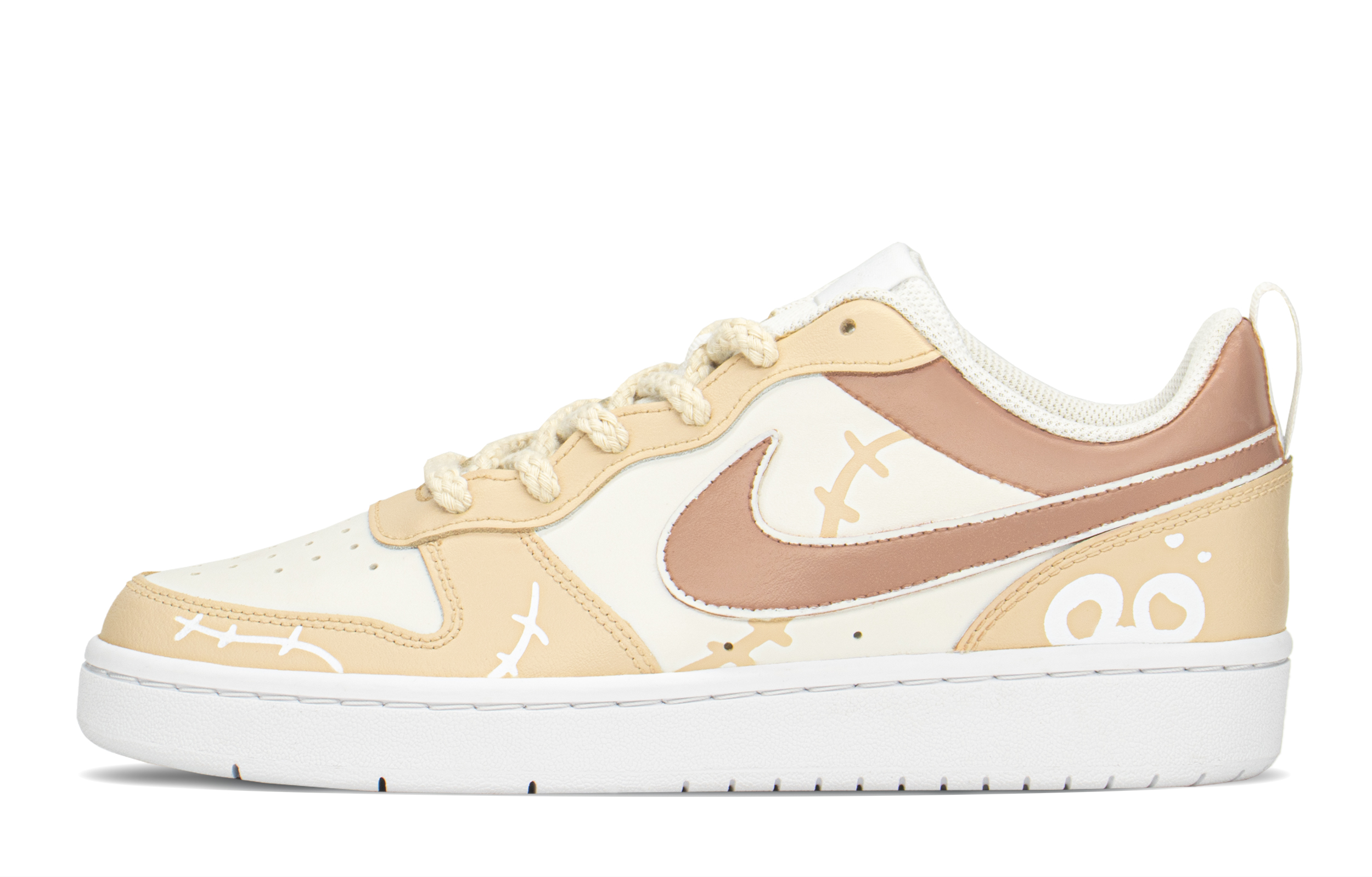 Buy 【定製球鞋】Nike Court Borough FZBB 禮盒 可愛 頑皮鼠 低筒 板鞋 GS 橙粉
