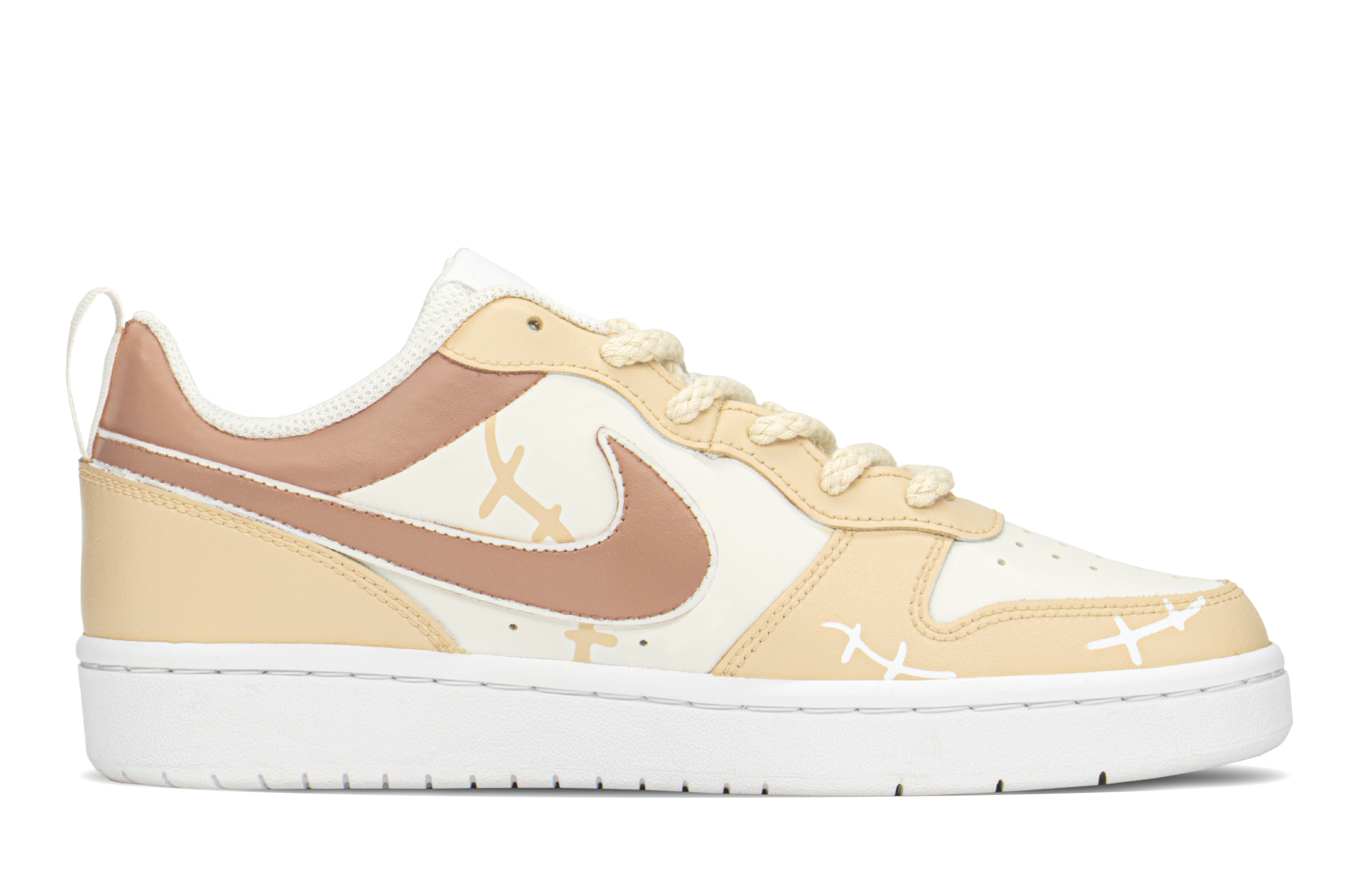 Order 【定製球鞋】Nike Court Borough FZBB 禮盒 可愛 頑皮鼠 低筒 板鞋 GS 橙粉