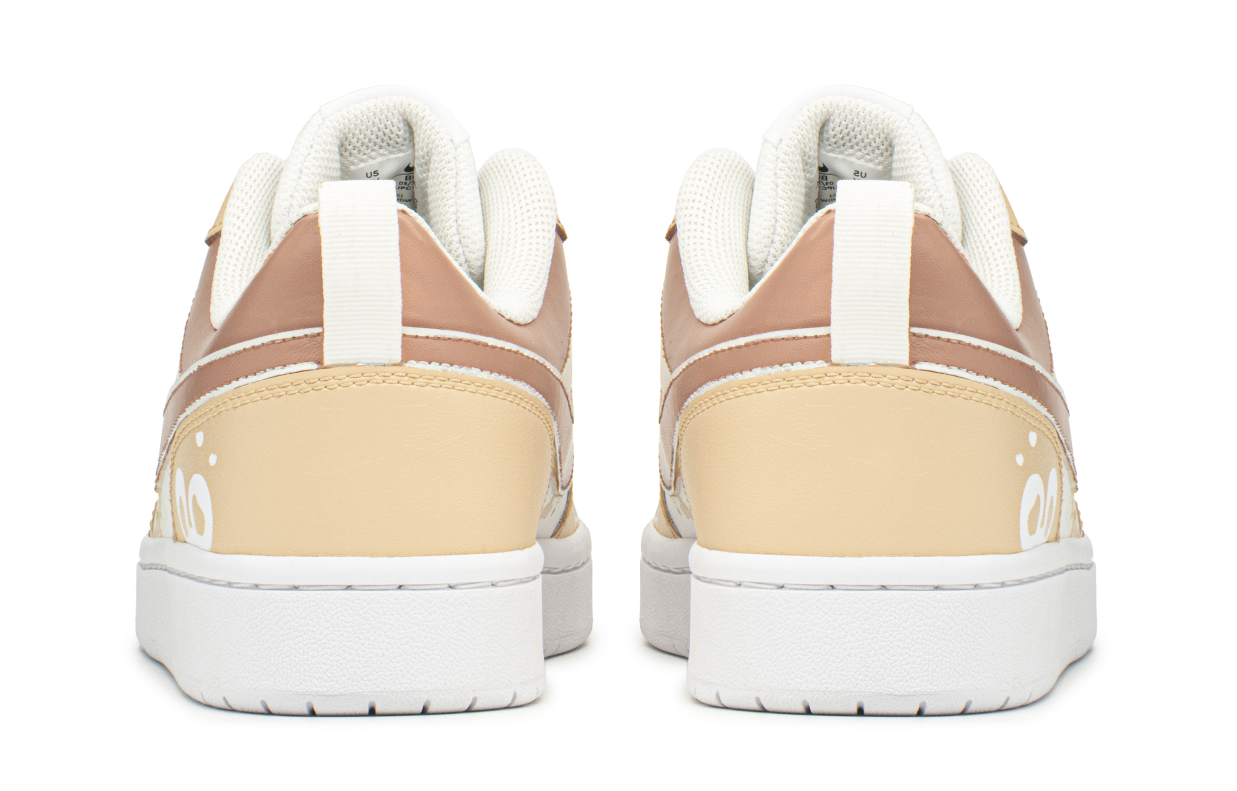 Shop 【定製球鞋】Nike Court Borough FZBB 禮盒 可愛 頑皮鼠 低筒 板鞋 GS 橙粉