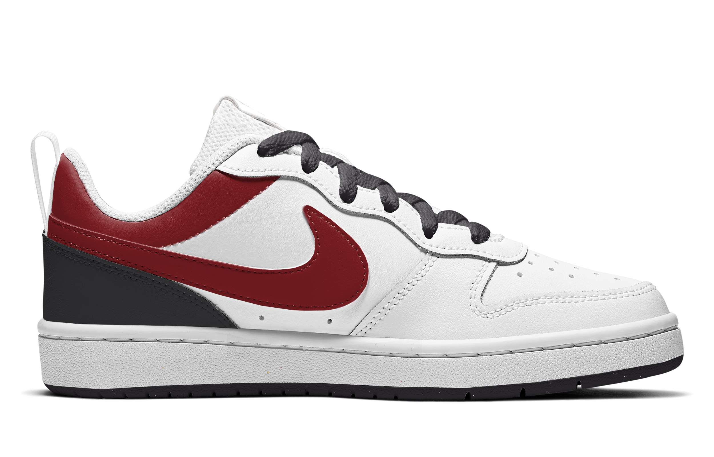 Lookbook ナイキ コートボロー ロー "ペイズリーハート" (黒/白/赤) DV5456-108(TeamA-现爱情造红泥腰果)