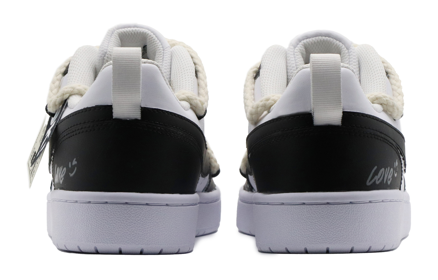 [Custom Shoes] Nike Court Borough Low 'Panda' 圖 5