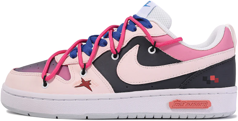 定制鞋款 Nike Court Borough Low '粉紫黑 达芬奇定制' BQ5448-123(TeamM-受伤小恶魔-BOX) Buy 定制鞋款 Nike Court Borough Low '粉紫黑 达芬奇定制' BQ5448-123(TeamM-受伤小恶魔-BOX)