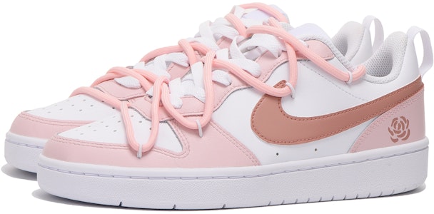 【定制鞋】Nike Court Borough Low “粉白活力” BQ5448-100(Team32-女款粉墨) Lookbook 【定制鞋】Nike Court Borough Low “粉白活力” BQ5448-100(Team32-女款粉墨)