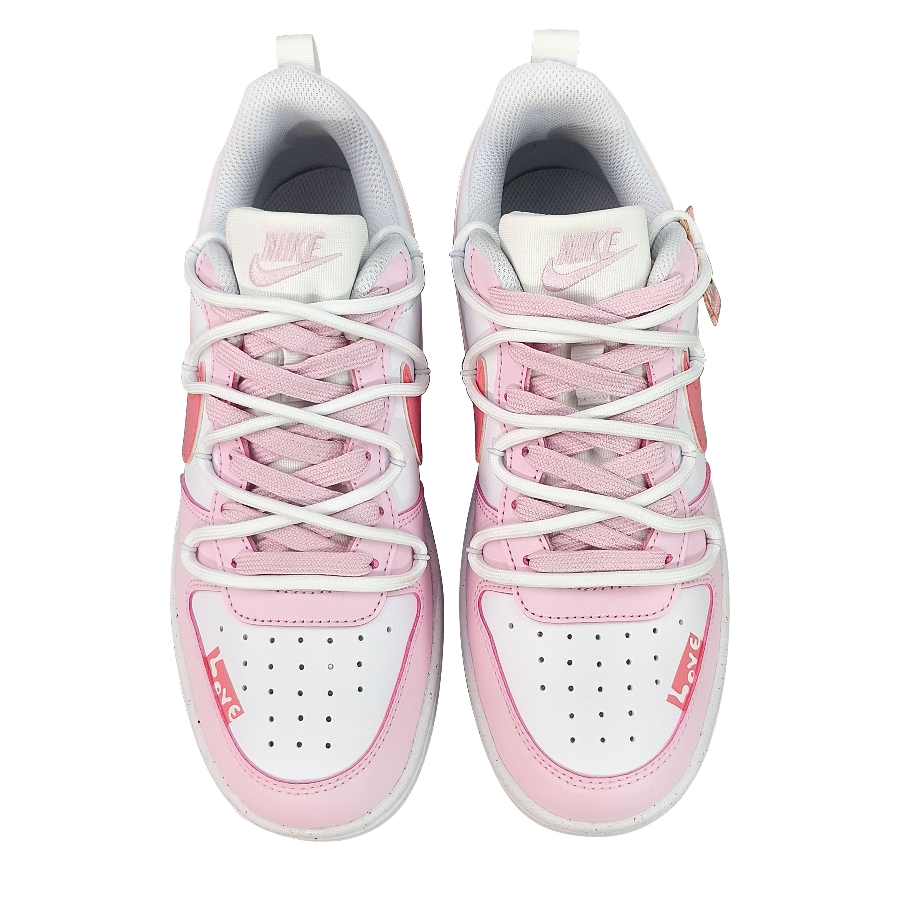 [Custom Shoes] Nike Court Borough Low 'Pink-White' 圖 5