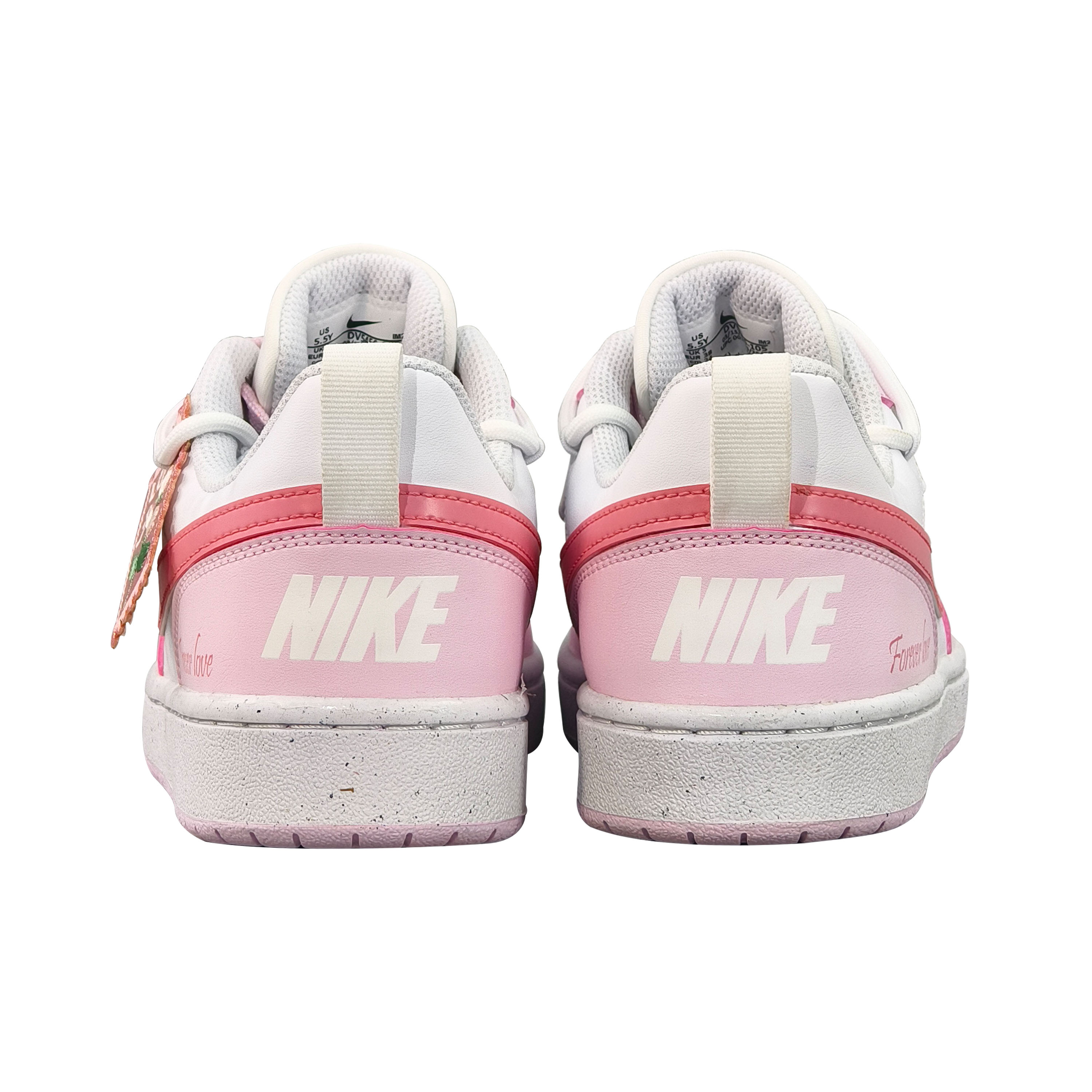 [Custom Shoes] Nike Court Borough Low 'Pink-White' 圖 6