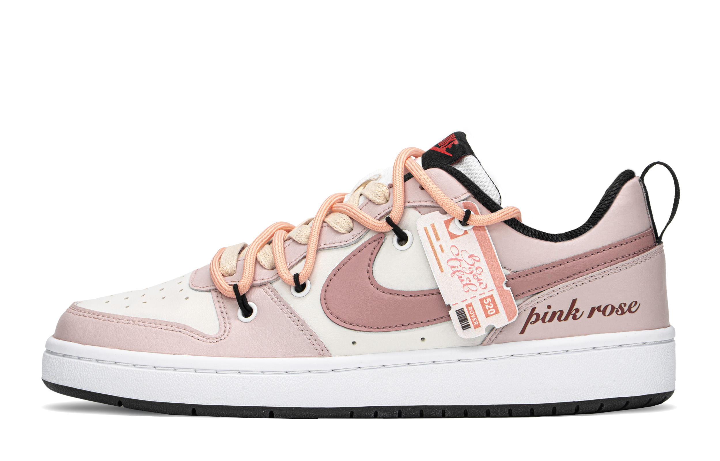 [Custom Shoes] Nike Court Borough Low 'Pink Beige'