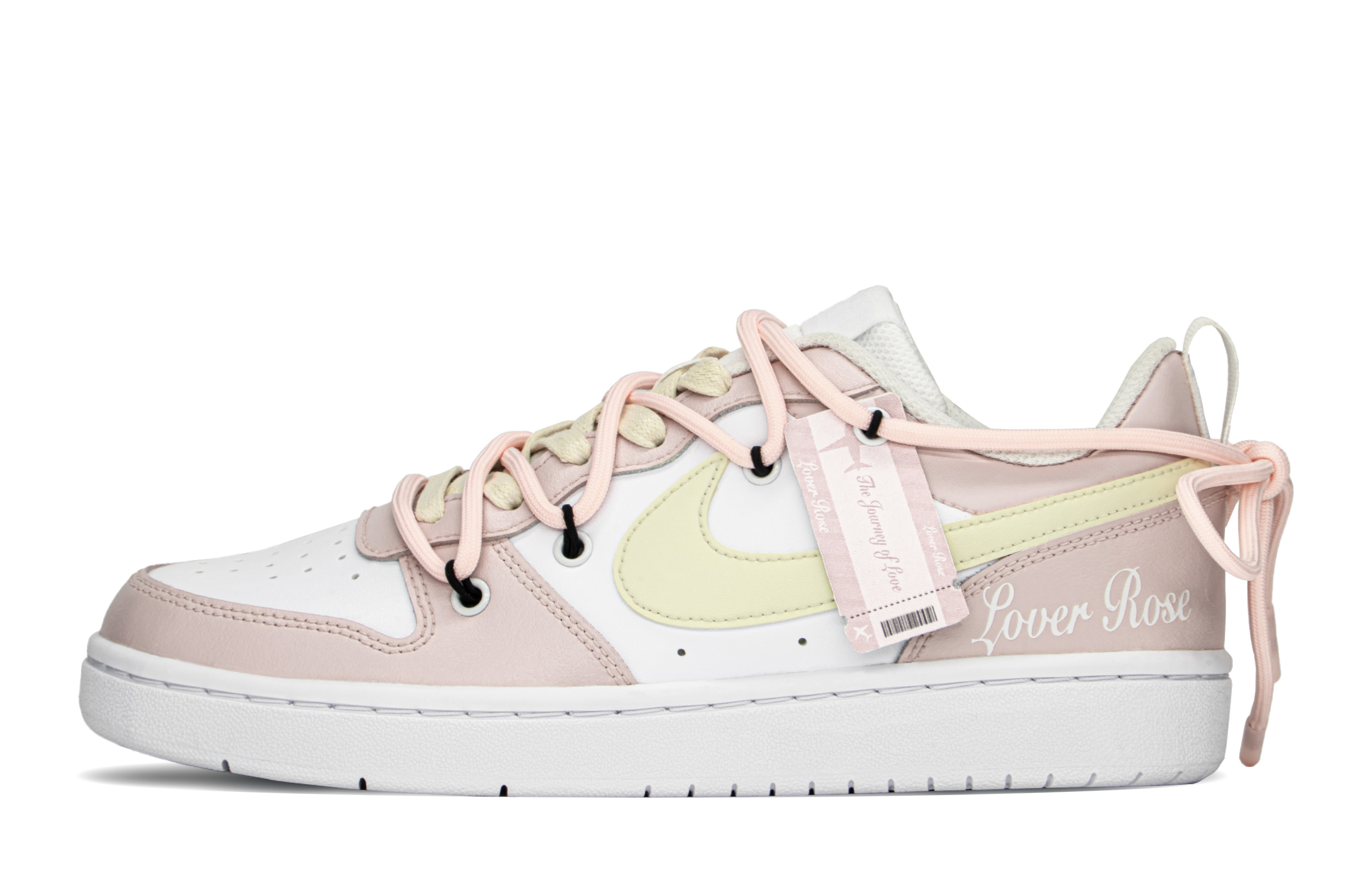 [Custom Shoes] Nike Court Borough Low 'Pink Beige'