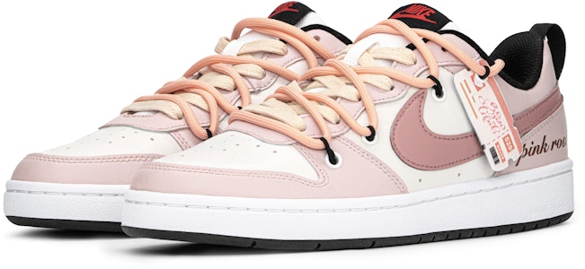 【訂製球鞋】 Nike Court Borough FZBB 減齡主題 舒適 百搭 低筒 板鞋 GS 粉米 Lookbook 【訂製球鞋】 Nike Court Borough FZBB 減齡主題 舒適 百搭 低筒 板鞋 GS 粉米
