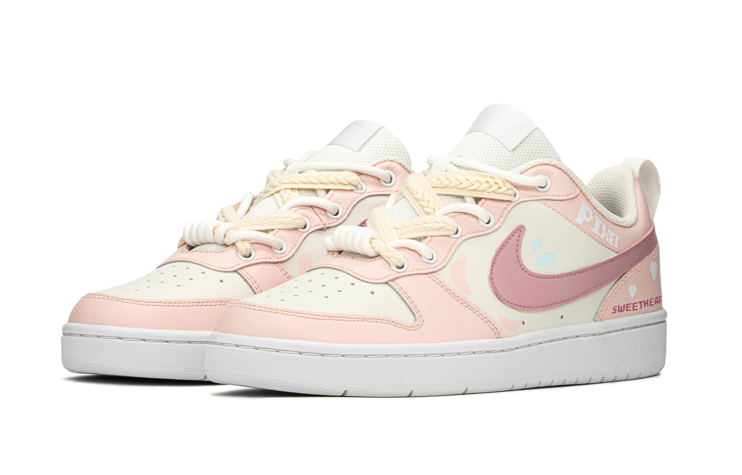 [Custom Shoes] Nike Court Borough Low 'Pink Cream' 圖 3