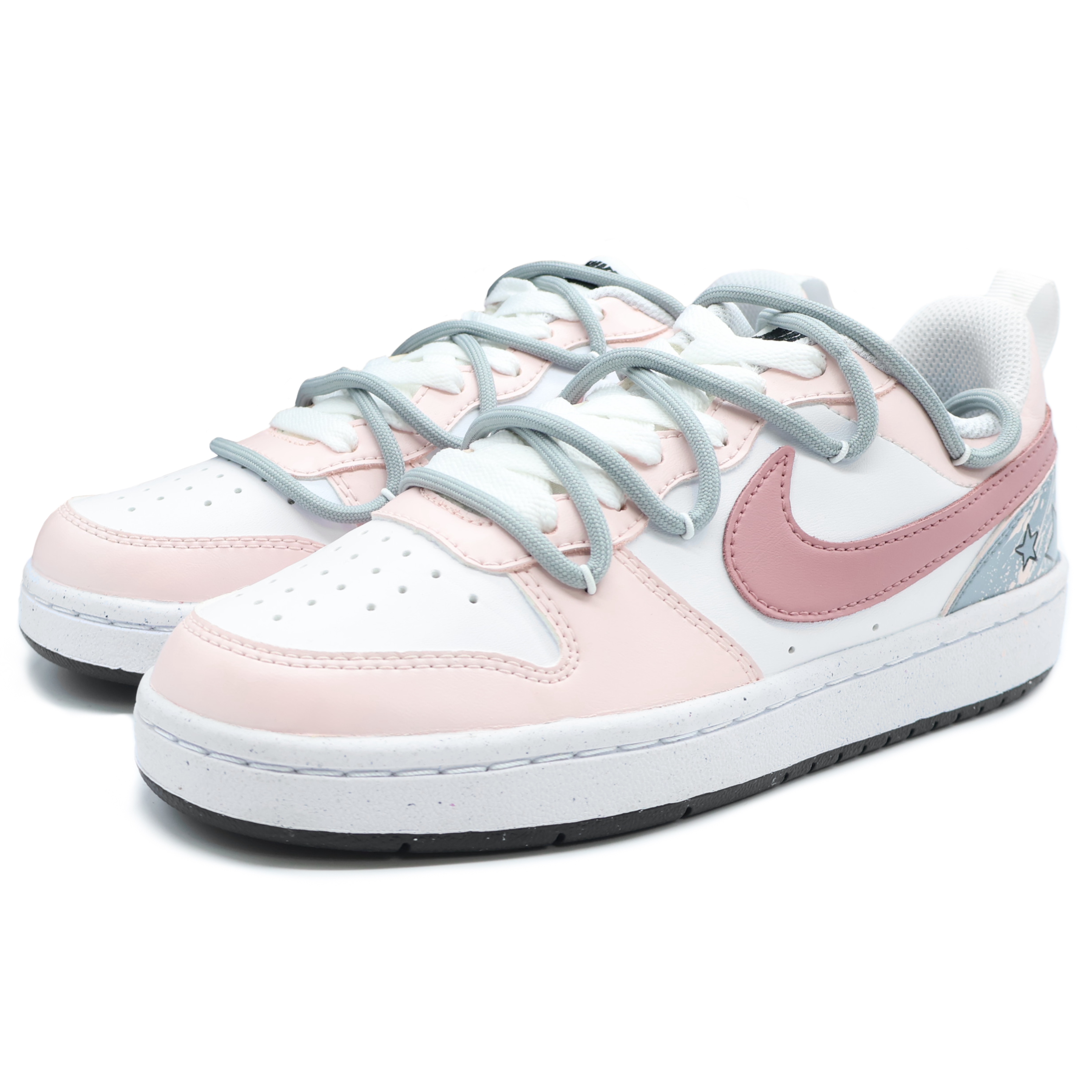 Purchase 나이키 코트 보로우 로우 '핑크 멀티 낙서 별' DV5456-104（Team155-KX）