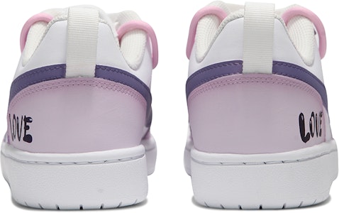 【客製化球鞋】Nike Court Borough Low 熱浪 紫粉漸變 解構綁帶 復古 低筒 板鞋 GS 粉紫色 Shop 【客製化球鞋】Nike Court Borough Low 熱浪 紫粉漸變 解構綁帶 復古 低筒 板鞋 GS 粉紫色