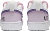 Shop 【客製化球鞋】Nike Court Borough Low 熱浪 紫粉漸變 解構綁帶 復古 低筒 板鞋 GS 粉紫色