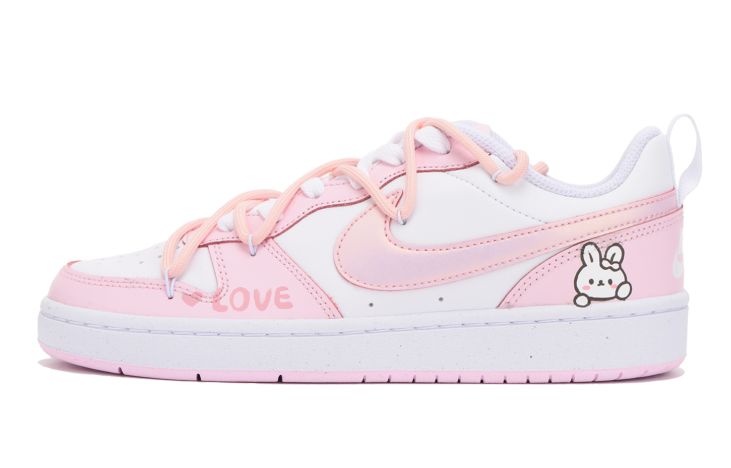 [Custom Shoes] Nike Court Borough Low 'Pink Rabbit'