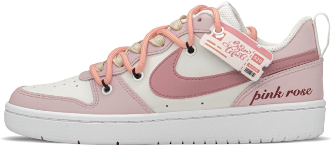 ナイキ コート バーロウ ロー "ピンクローズ" (カスタム) BQ5448-100(TeamA-CB女玫瑰粉) Buy ナイキ コート バーロウ ロー "ピンクローズ" (カスタム) BQ5448-100(TeamA-CB女玫瑰粉)